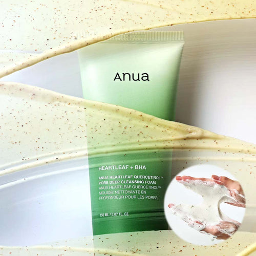 ANUA Heartleaf Quercetinol Pore Deep Cleansing Foam - Pore Minimizing & Soothing (150ml)